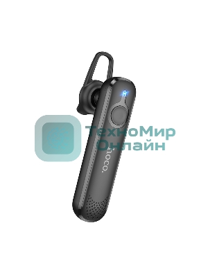 Моно-гарнитура Hoco E63 черный, внутриканальный (моно), Bluetooth 5.0, заушное крепление, до 10 ч