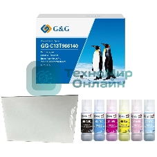 Чернила G&G GG-108-260g-4X6-20 набор 6x70мл для Epson Ecotank L8050/L18050