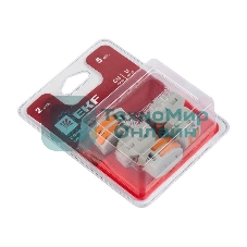 Клемма СМК 222-412 (блист. 5 шт) EKF plc-smk-412b