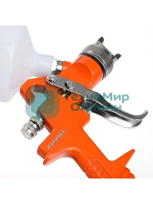 Краскораспылитель Patriot HVLP 1.4A 130л/мин соп.:1.4мм бак:0.6л