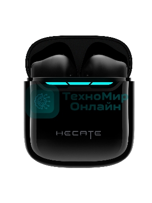 Игровая гарнитура TWS Edifier Hecate GM3 Plus черный, вкладыши, Bluetooth, до 5.5 ч