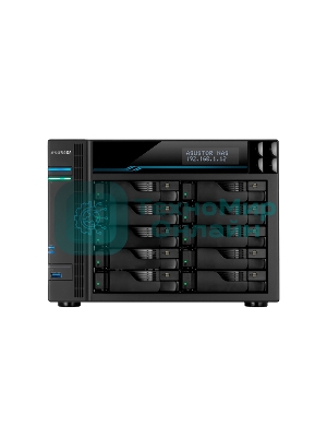 Сетевое хранилище ASUSTOR AS7110T 10-Bay NAS/Media player/Intel Xeon E-2224 3.4GHz up to 4.6GHz(Quad-Core), 8Gb SO-DIMM DDR4, noHDD(HDD,SSD),/10x1GbE+3x2,5Gbe(LAN)/3xUSB3.2,HDMI/M.2/4ip camera license; 90IX01D1-BW3S1