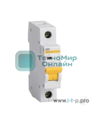 Выключатель автоматический IEK MVA20-1-008-C ВА47-29 1Р8А 4,5кА х-ка С IEK