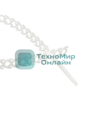 Хомут-стяжка полимерная многоразовая Rexant 300х10 мм, прозрачная, упаковка 20 шт.