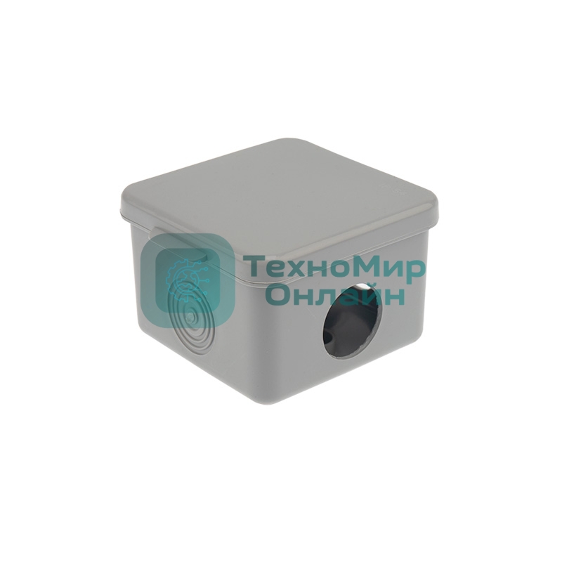 Коробка распаячная Rexant ОУ, 65x65x50, IP54 (УПрк 65x65/45.2.3)