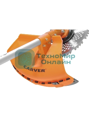 Мотокоса CARVER GBC-052M 1500Вт 2х-тактный 52см3 1л нож 230мм леска2.4мм