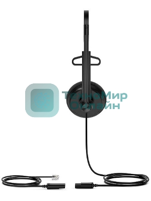 Гарнитура проводная YEALINK YHS34 Lite Mono Моно, Проводная, HD звук, QD, RJ9, шт