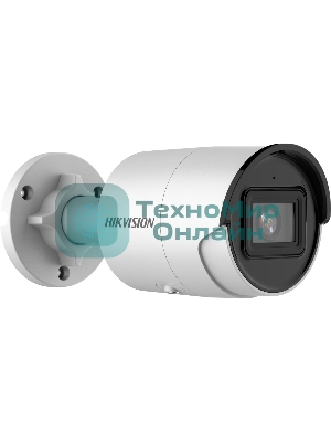 Камера видеонаблюдения цилиндрическая Hikvision DS-2CD2083G2-IU(2.8mm) 8Мп уличнаяс EXIR-подсветкой до 40м и технологией AcuSense1/2.8