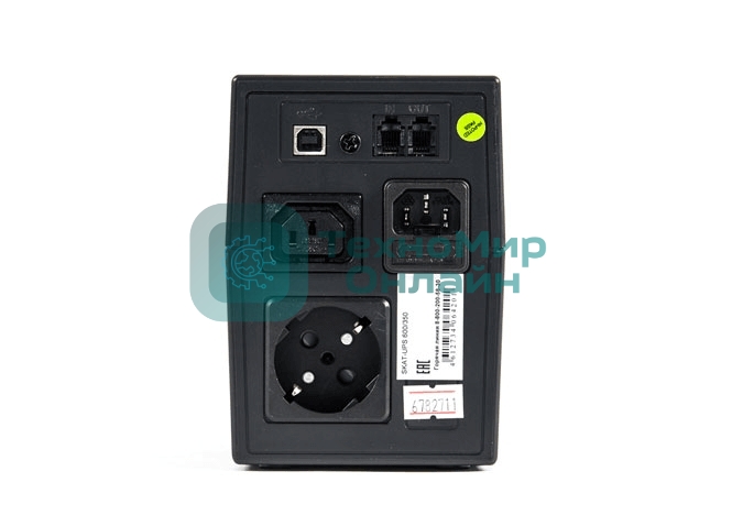 Источник бесперебойного питания внутр. меандр. стабилизация напряжения SKAT-UPS 600/350 220В 350Вт 1 АКБ 7А·ч