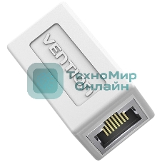 Адаптер-соединитель Vention RJ45 F/RJ45 F 8p8c кат. 6 белый