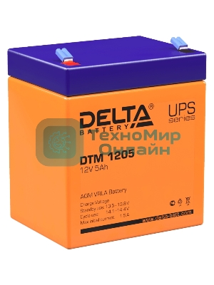 Батарея для ИБП Delta DTM 1205 (12V, 5Ah)