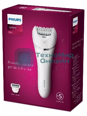 Эпилятор Philips скорости, широкая головка, Wet&Dry, беспроводной