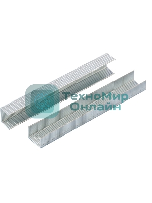 Скобы Gross 10 мм, для мебельного степлера, усиленные, тип 53, 1000 шт.