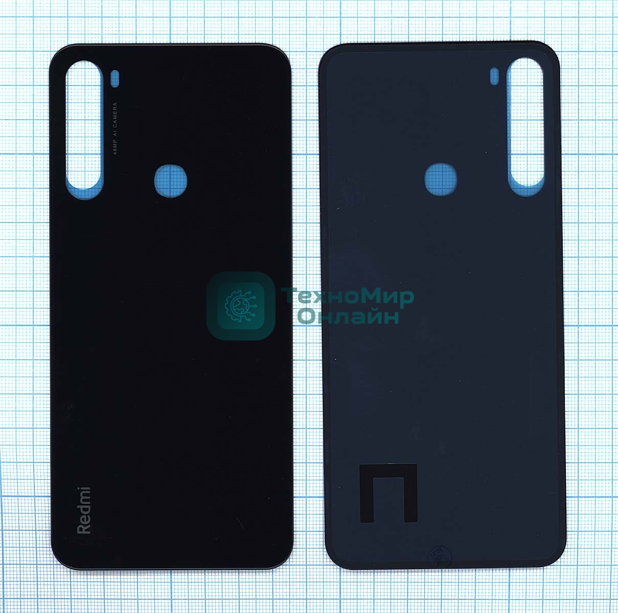 Задняя крышка для Xiaomi Redmi Note 8 черный