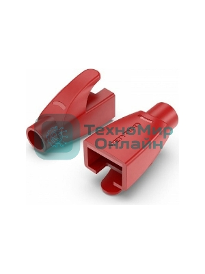 Колпачки изолирующие Vention для разъемов RJ-45 (50 шт.) красный