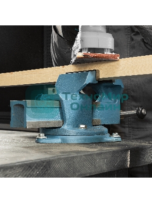 Тиски Россия слесарные,100 мм,поворотные 18663