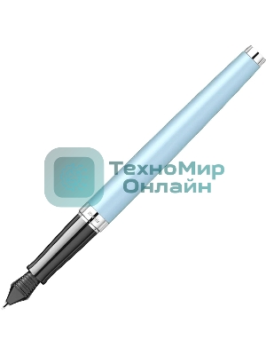 Ручка перьевая Waterman Hemisphere Colour Blocking (2179924) Blue CT, сталь нержавеющая, F, подарочная коробка