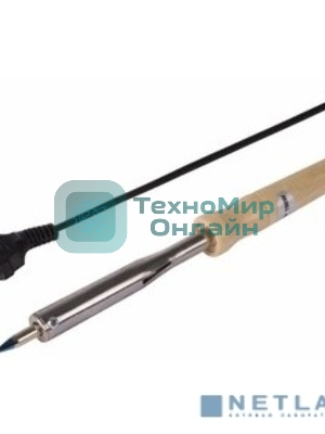 Паяльник ПД PROconnect, 220 В/100 Вт, деревянная ручка, блистер