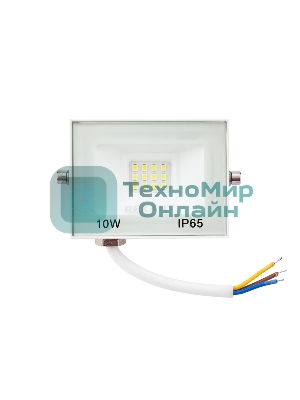 Прожектор Rexant СДО 10 Вт 800 Лм 5000 K белый корпус