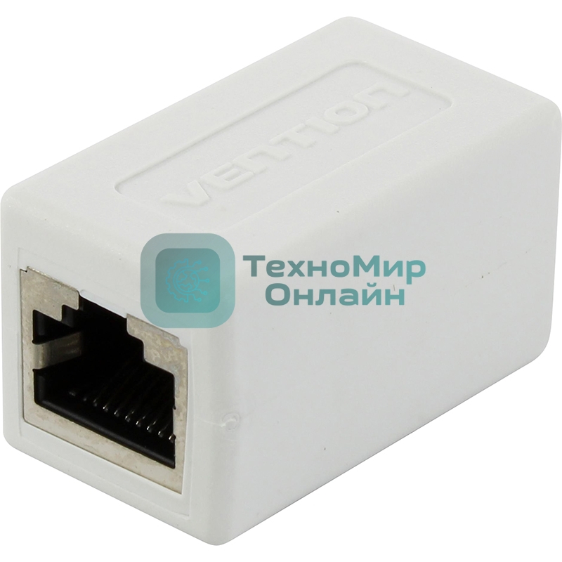 Адаптер-соединитель Vention RJ45 F/RJ45 F 8p8c кат. 6 белый