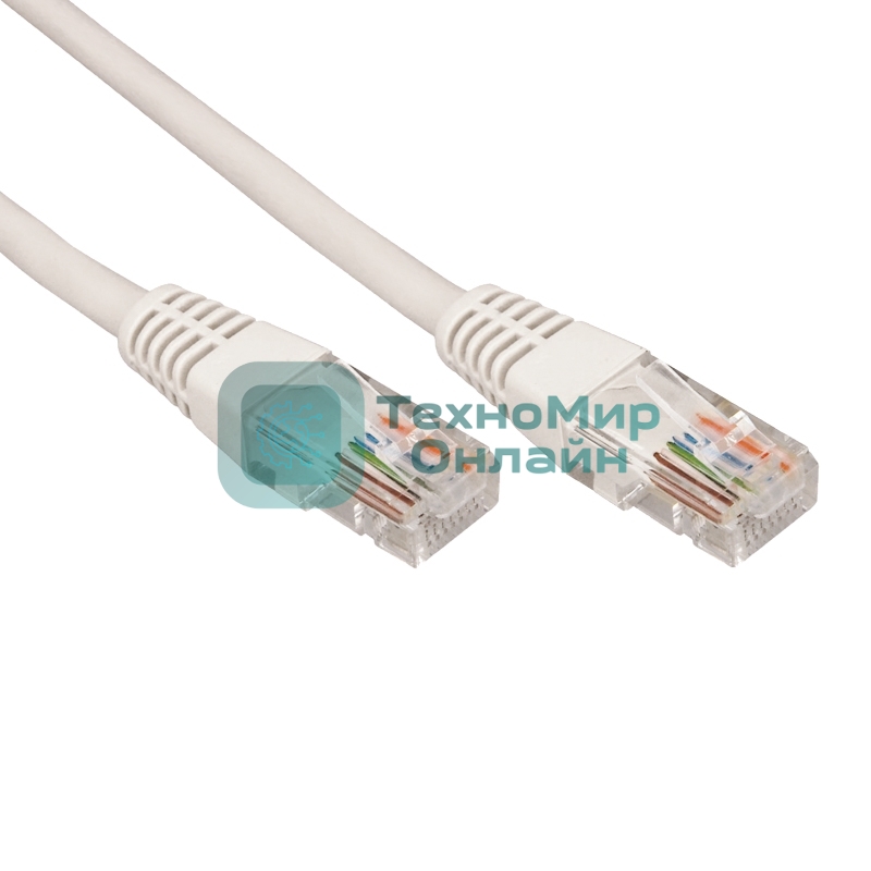 Патч-корд U/UTP Rexant cat.6, RJ45-RJ45, неэкранированный, 26AWG, LSZH, серый, 1.5 м