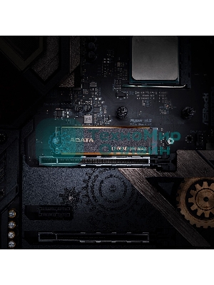 Накопитель SSD ADATA LEGEND 960 MAX, 1Tb, PCIe 4.0 x4, M.2 2280, NVMe, R/W 7400/6000, с радиатором
