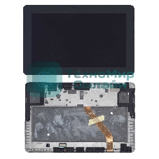 Модуль (матрица + тачскрин) для Samsung ATIV Tab GT-P8510 черный с рамкой