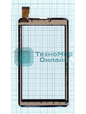 Сенсорное стекло (тачскрин) Kingvina PG601, черное