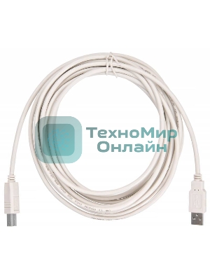 Кабель USB2.0 Buro USB A (m)/USB B (m) 5м