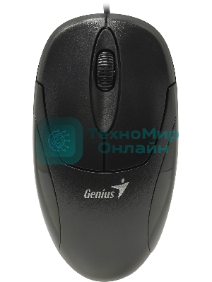Мышь проводная Genius XScroll V3 черный, 1000 dpi, USB, кнопки - 3