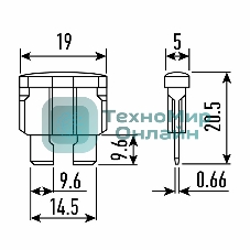 Набор автомобильных предохранителей Rexant 