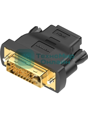Адаптер-переходник Vention DVI 24+1 M/HDMI 19F