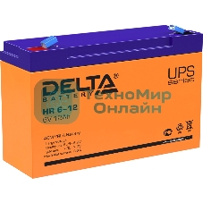 Батарея для ИБП Delta HR 6-12 (6V, 12Ah)