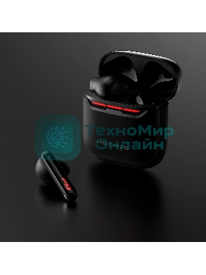 Игровая гарнитура TWS Edifier Hecate GM3 Plus черный, вкладыши, Bluetooth, до 5.5 ч
