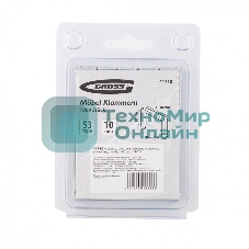 Скобы Gross 10 мм, для мебельного степлера, усиленные, тип 53, 1000 шт.