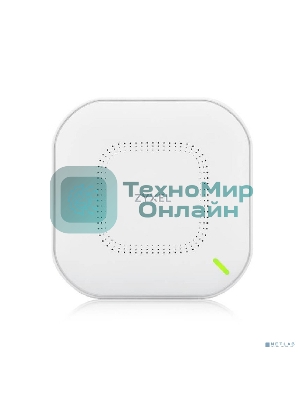 Гибридная точка доступа Zyxel NebulaFlex Pro WAX610D, WiFi 6, 802.11a/b/g/n/ac/ax (2,4 и 5 ГГц), MU-MIMO, антенны 4x4 с двойной диаграммой, до 575+2400 Мбит/с, 1xLAN 2.5GE, 1xLAN GE, PoE, защита от 4G