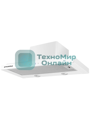 Вытяжка встраиваемая Maunfeld Ouse Touch Glass 60 белый, 60 см, 750 куб. м/ч, 48 дБ