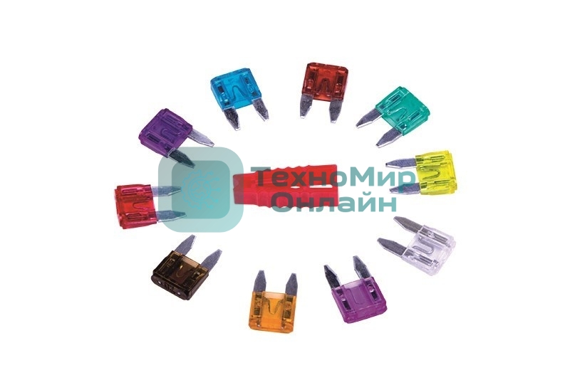 Набор автомобильных предохранителей Rexant 