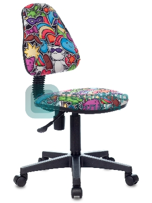 Кресло Бюрократ KD-4 мультиколор, ткань, 120 кг