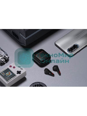 Игровая гарнитура TWS Edifier Hecate GM3 Plus черный, вкладыши, Bluetooth, до 5.5 ч