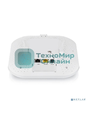 Гибридная точка доступа Zyxel NebulaFlex Pro WAX610D, WiFi 6, 802.11a/b/g/n/ac/ax (2,4 и 5 ГГц), MU-MIMO, антенны 4x4 с двойной диаграммой, до 575+2400 Мбит/с, 1xLAN 2.5GE, 1xLAN GE, PoE, защита от 4G