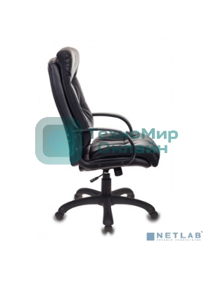 Кресло Бюрократ CH-824B/LBLACK черный, экокожа