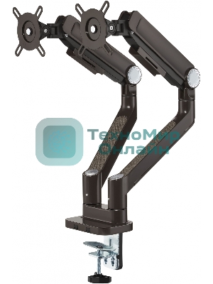 Кронштейн для мониторов Ultramounts UM733BR черный/коричневый 17