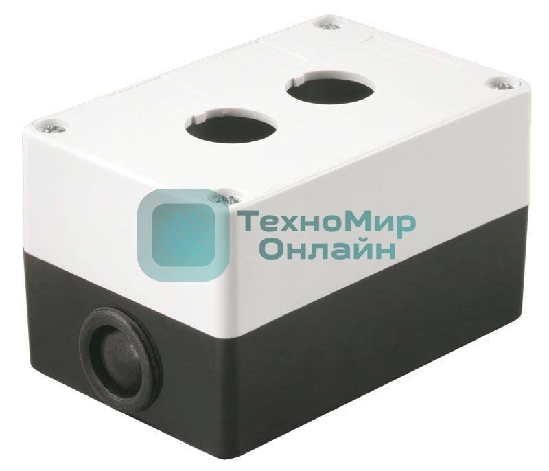 Корпус КП102 IEK BKP10-2-K01 для кнопок 2места белый