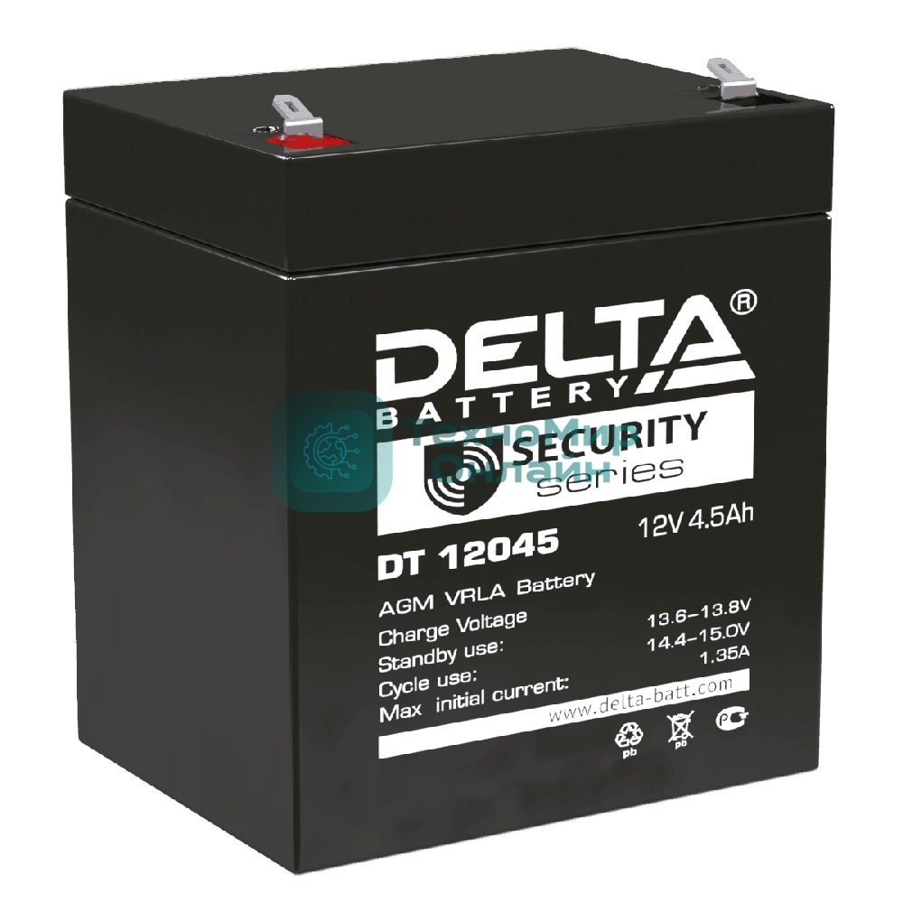 Батарея для ИБП Delta DT 12045 (12V, 4.5Ah)