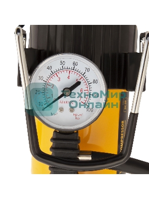 Компрессор автомобильный Denzel DС-20, 12 В, 10 атм., 35 л/мин