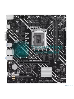Материнская плата ASUS PRIME H610M-K, LGA 1700, Intel H610, 2xDDR5, 4xSATA, 1xM.2, 1xPCIe 4.0 x16, 1x1Gb LAN, 2xUSB-A 3.2 Gen 1, 4xUSB-A 2.0, 1xHDMI, 1xVGA, 3x3.5 мм, 1xRS-232, 7.1, mATX