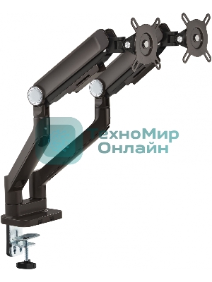 Кронштейн для мониторов Ultramounts UM733BR черный/коричневый 17