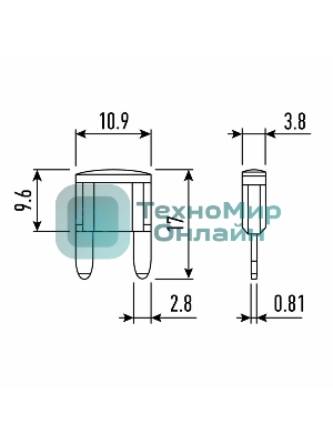 Набор автомобильных предохранителей Rexant 