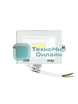 Прожектор Rexant СДО 20 Вт 1600 Лм 2700 K белый корпус